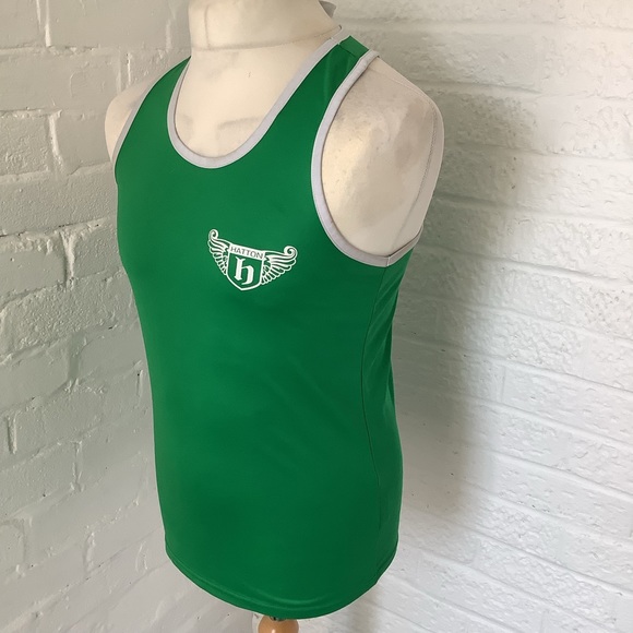 Hatton Boxing Vest - Size M - Green & White - P2P 18” - Picture 3 of 8